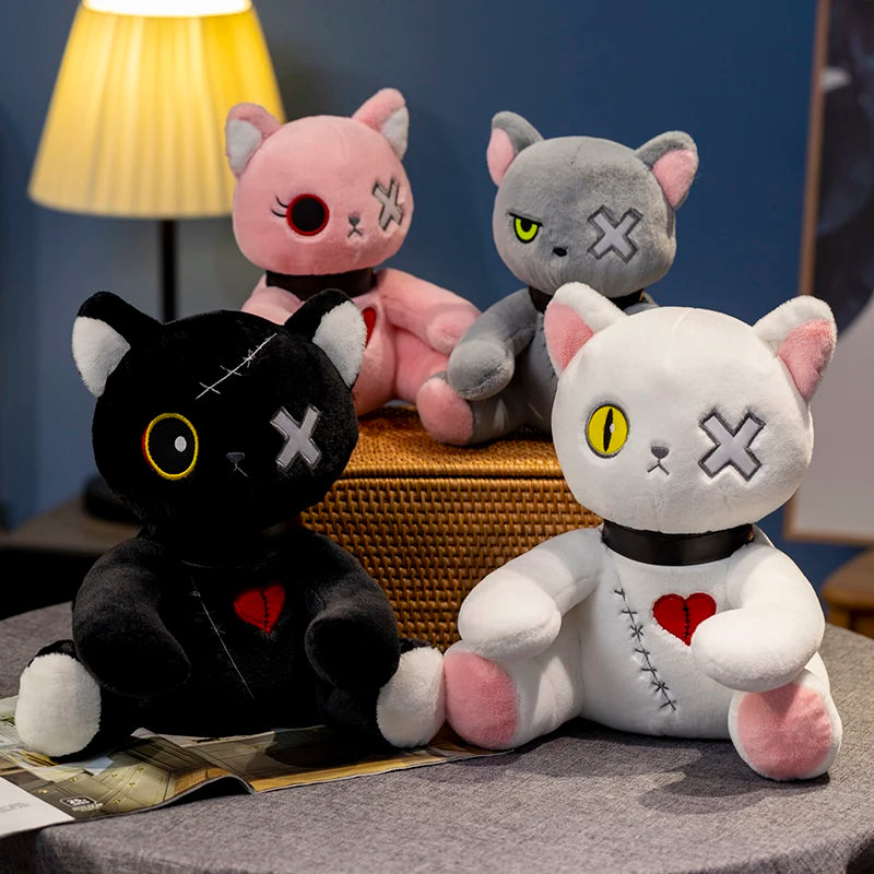 Peluche chat Gothique
