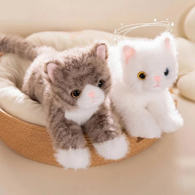 Peluche chat Réaliste