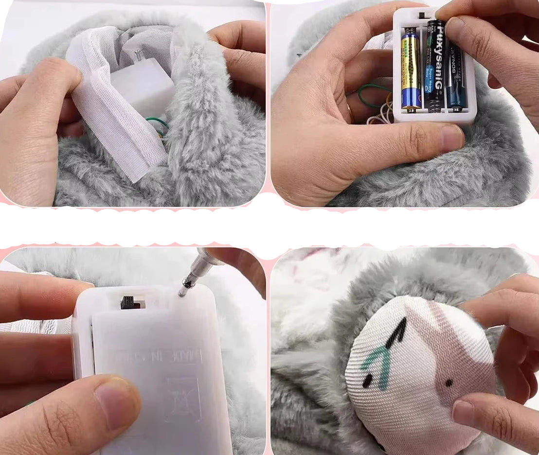 Peluche qui respire Lapin