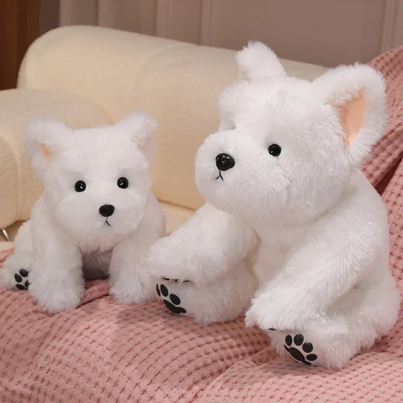 Peluche chien Westie