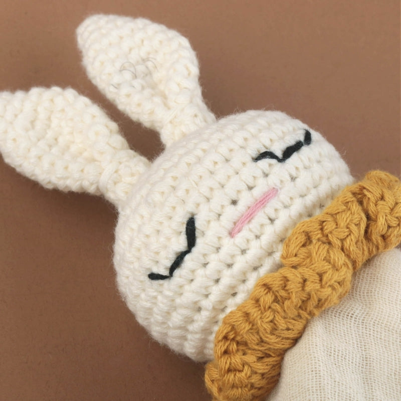 Doudou lapin Tricoté