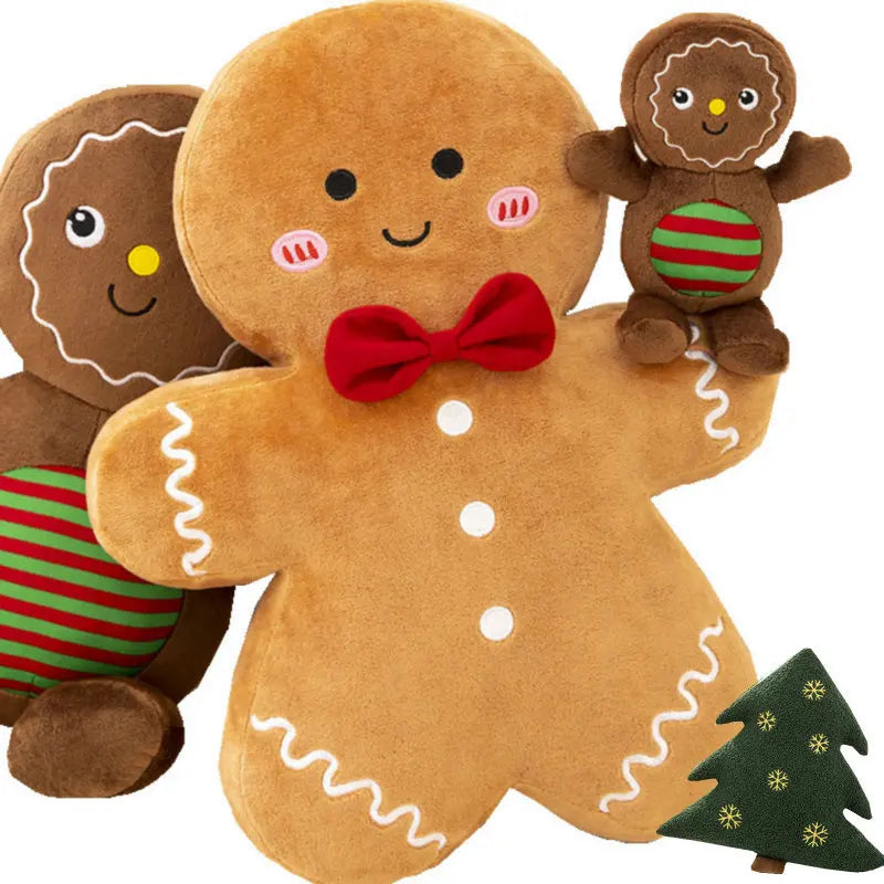 Peluche pain d'épice de noël