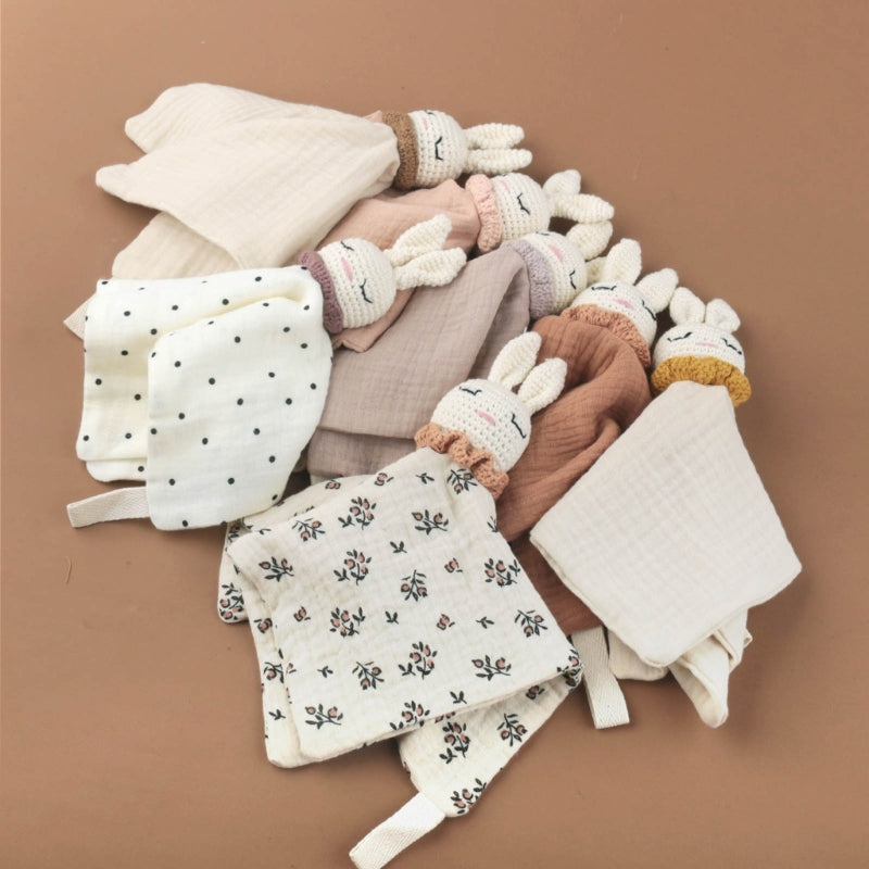 Doudou lapin Tricoté