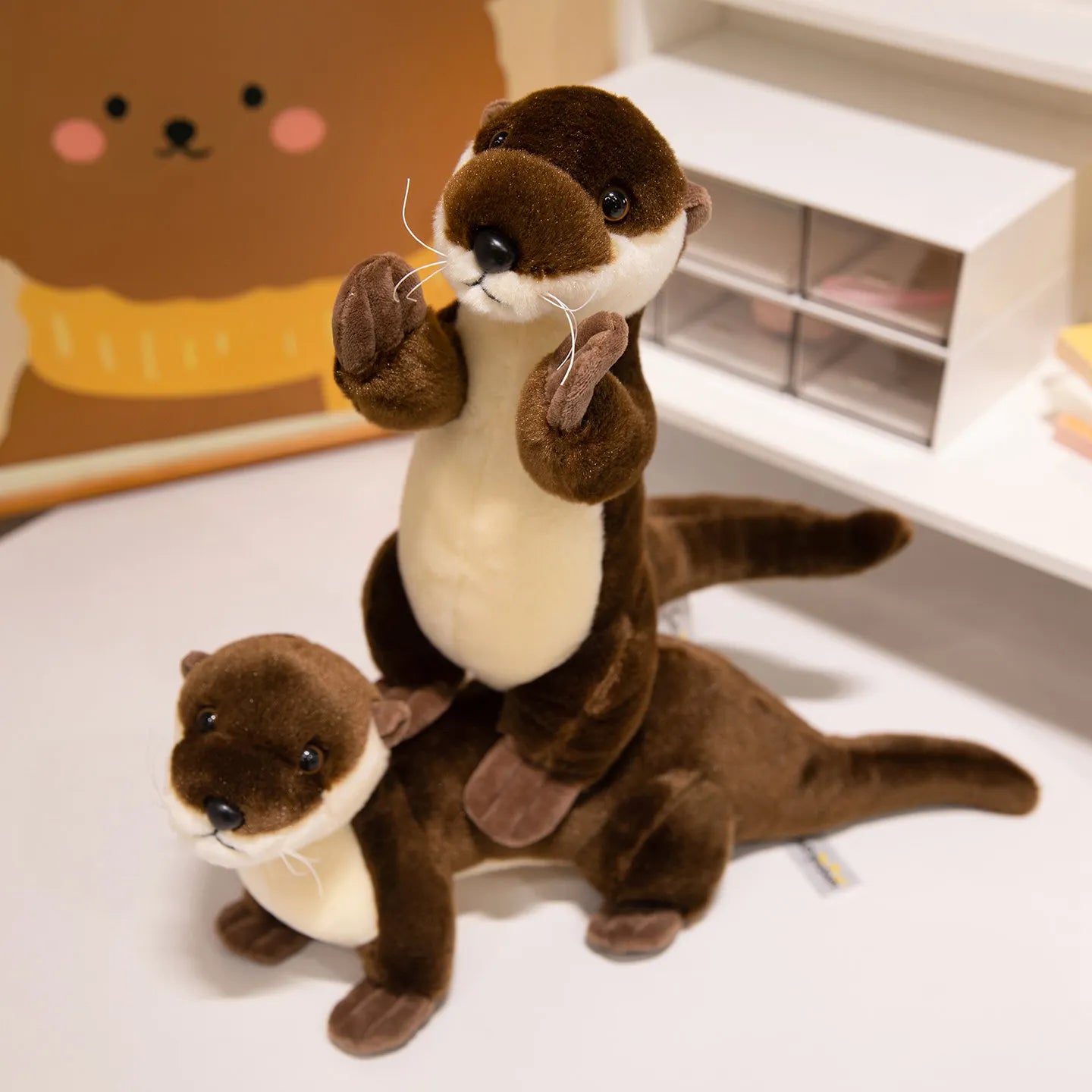 Peluche loutre câline 26cm