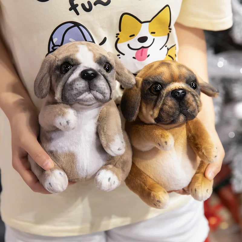 Peluche chien Bouledogue