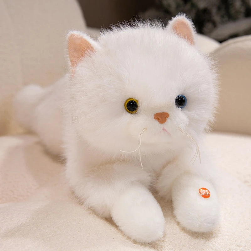 Peluche chat Réaliste Ronronne