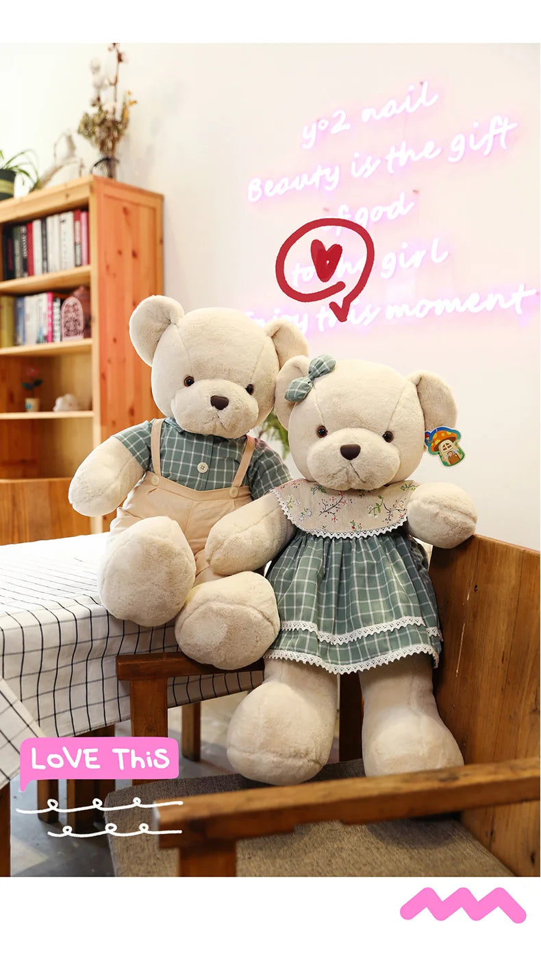 Ours en peluche Géant Couple