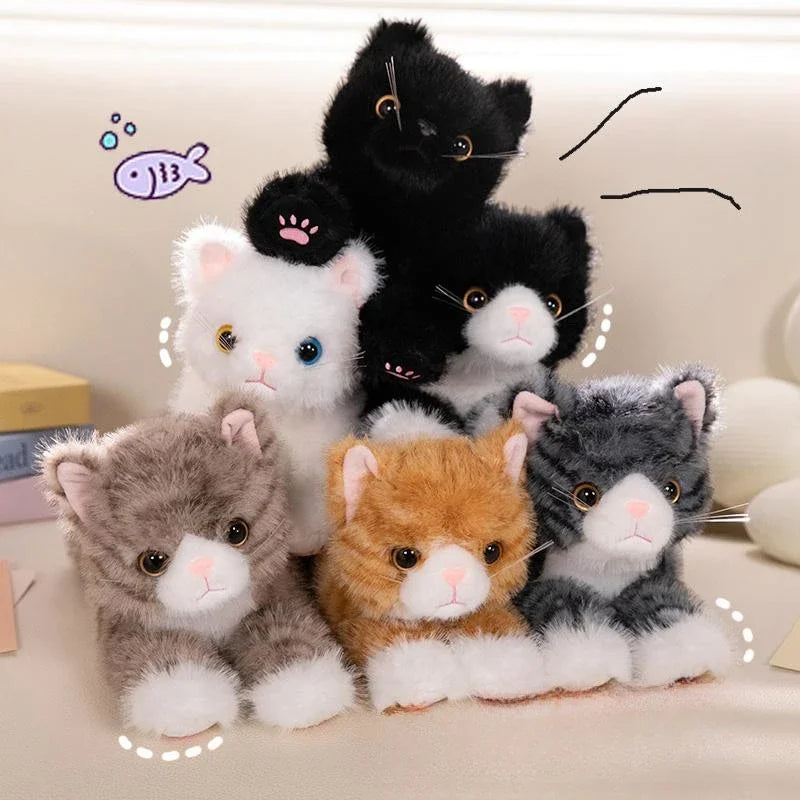 Peluche chat Réaliste