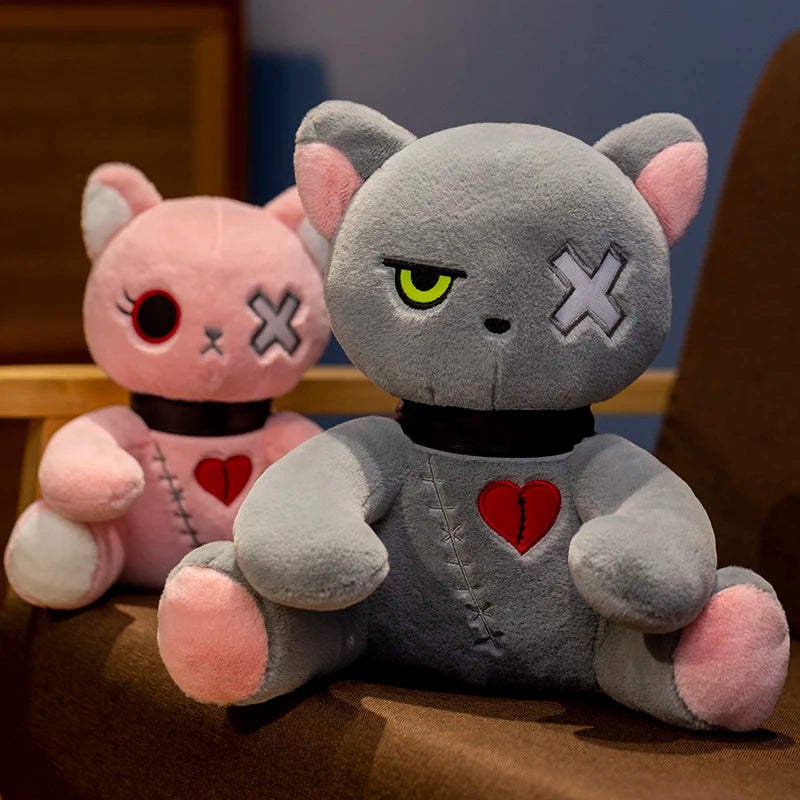 Peluche chat Gothique