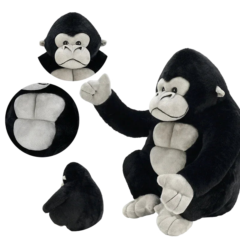 Peluche Singe Gorille Rose