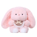 Peluche lapin tout rose