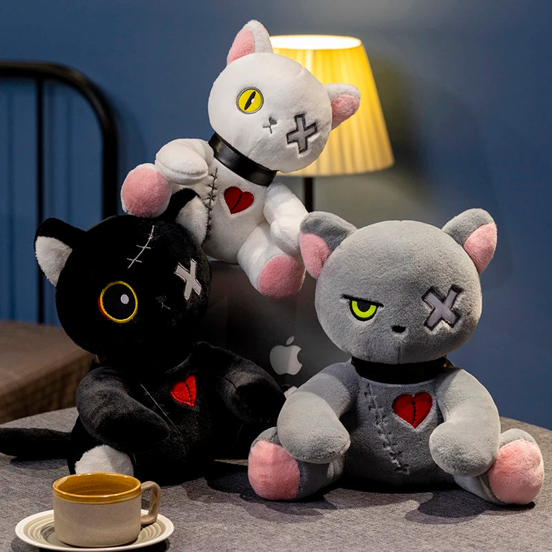 Peluche chat Gothique
