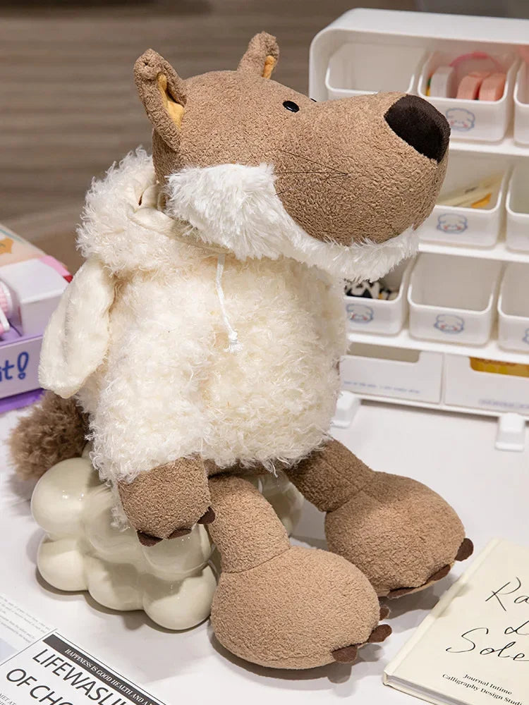 Peluche loups mouton